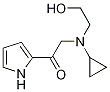 2-[Cyclopropyl-(2-hydroxy-ethyl)-aMino]-1-(1H-pyrrol-2-yl)-ethanone Struktur