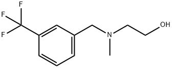 2-[Methyl-(3-trifluoroMethyl-benzyl)-aMino]-ethanol Struktur