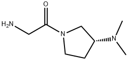 2-AMino-1-((R)-3-diMethylaMino-pyrrolidin-1-yl)-ethanone Struktur