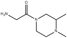 2-AMino-1-(3,4-diMethyl-piperazin-1-yl)-ethanone Struktur