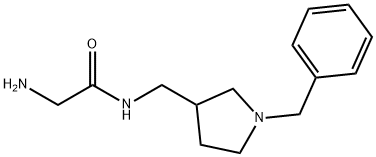 2-AMino-N-(1-benzyl-pyrrolidin-3-ylMethyl)-acetaMide Struktur