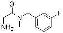 2-AMino-N-(3-fluoro-benzyl)-N-Methyl-acetaMide Struktur