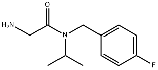 2-AMino-N-(4-fluoro-benzyl)-N-isopropyl-acetaMide Struktur