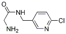 2-AMino-N-(6-chloro-pyridin-3-ylMethyl)-acetaMide Struktur