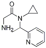 2-AMino-N-cyclopropyl-N-(1-pyridin-2-yl-ethyl)-acetaMide Struktur