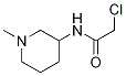 2-Chloro-N-(1-Methyl-piperidin-3-yl)-acetaMide Struktur