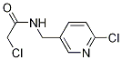 2-Chloro-N-(6-chloro-pyridin-3-ylMethyl)-acetaMide Struktur