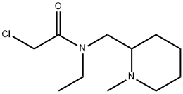 2-Chloro-N-ethyl-N-(1-Methyl-piperidin-2-ylMethyl)-acetaMide Struktur