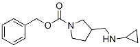 3-CyclopropylaMinoMethyl-pyrrolidine-1-carboxylic acid benzyl ester Struktur