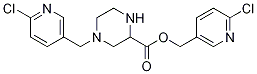 4-(6-Chloro-pyridin-3-ylMethyl)-piperazine-2-carboxylic acid 6-chloro-pyridin-3-ylMethyl ester Struktur