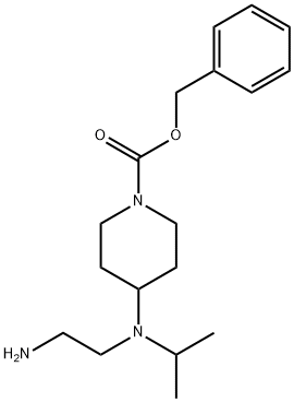 4-[(2-AMino-ethyl)-isopropyl-aMino]-piperidine-1-carboxylic acid benzyl ester Struktur