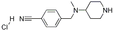 4-[(Methyl-piperidin-4-yl-aMino)-Methyl]-benzonitrile
hydrochloride Struktur