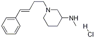 Methyl-[1-((E)-4-phenyl-but-3-enyl)-piperidin-3-yl]-aMine hydrochloride Struktur