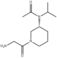 N-[(R)-1-(2-AMino-acetyl)-piperidin-3-yl]-N-isopropyl-acetaMide Struktur