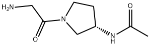 N-[(S)-1-(2-AMino-acetyl)-pyrrolidin-3-yl]-acetaMide Struktur