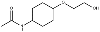 N-[4-(2-Hydroxy-ethoxy)-cyclohexyl]-acetaMide Struktur