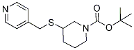 3-(Pyridin-4-ylMethylsulfanyl)-pipe
ridine-1-carboxylic acid tert-butyl
ester Struktur