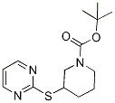 3-(PyriMidin-2-ylsulfanyl)-piperidi
ne-1-carboxylic acid tert-butyl est
er Struktur