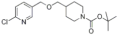 4-(6-Chloro-pyridin-3-ylmethoxymethyl)-piperidine-1-carboxylic acid tert-butyl ester Struktur