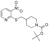 4-(3-Nitro-pyridin-2-ylsulfanylMeth
yl)-piperidine-1-carboxylic acid te
rt-butyl ester Struktur