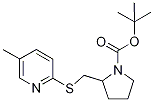 2-(5-Methyl-pyridin-2-ylsulfanylMet
hyl)-pyrrolidine-1-carboxylic acid
tert-butyl ester Struktur