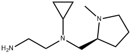 N*1*-Cyclopropyl-N*1*-((S)-1-Methyl-pyrrolidin-2-ylMethyl)-ethane-1,2-diaMine Struktur