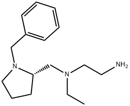 N*1*-((S)-1-Benzyl-pyrrolidin-2-ylMethyl)-N*1*-ethyl-ethane-1,2-diaMine Struktur