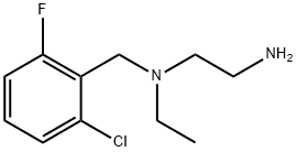 N*1*-(2-Chloro-6-fluoro-benzyl)-N*1*-ethyl-ethane-1,2-diaMine Struktur