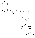 3-(Pyrazin-2-ylsulfanylMethyl)-pipe
ridine-1-carboxylic acid tert-butyl
ester Struktur