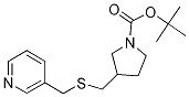 3-(Pyridin-3-ylMethylsulfanylMethyl
)-pyrrolidine-1-carboxylic acid ter
t-butyl ester Struktur