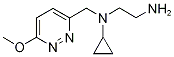 N*1*-Cyclopropyl-N*1*-(6-Methoxy-pyridazin-3-ylMethyl)-ethane-1,2-diaMine Struktur