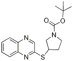 3-(Quinoxalin-2-ylsulfanyl)-pyrroli
dine-1-carboxylic acid tert-butyl e
ster