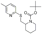 2-(5-Methyl-pyridin-2-ylsulfanylMet
hyl)-piperidine-1-carboxylic acid t
ert-butyl ester Struktur