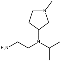 N*1*-Isopropyl-N*1*-(1-Methyl-pyrrolidin-3-yl)-ethane-1,2-diaMine Struktur