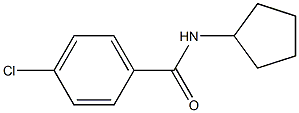 4-chloro-N-cyclopentylbenzamide Struktur