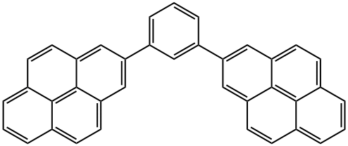 1,3-Di(pyren-1-yl)benzene Struktur