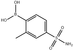 2-Methyl-4-sulfamoylphenylboronic acid Struktur