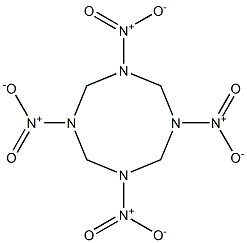 Octahydro-1,3,5,7-tetranitro-1,3,5,7-tetrazocine Solution Struktur