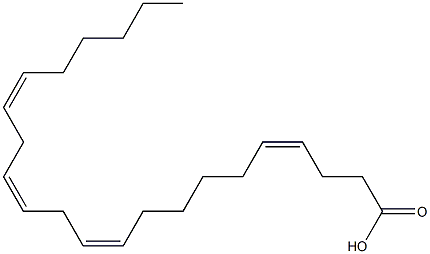 (4Z,10Z,13Z,16Z)-Docosatetraenoic acid Struktur