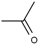 Acetone 100 μg/mL in Methanol Struktur