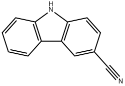 9H-carbazole-3-carbonitrile Struktur