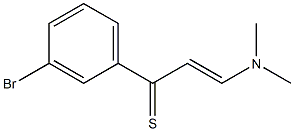 1-(3-broMophenyl)-3-(diMethylaMino)prop-2-ene-1-thione Struktur