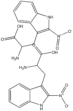 2-Nitro-DL-tryptophan 2-Nitro-DL-tryptophan Struktur