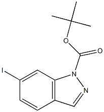 1-BOC-6-IODO-1H-INDAZOLE Struktur