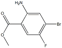 2-AMino-4-broMo-5-fluoro-benzoic acid Methyl ester Struktur