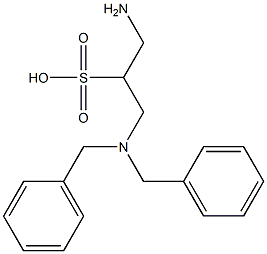 1-aMino-3-(dibenzylaMino)propane-2-sulfonic acid Struktur