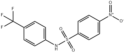 4-Nitro-N-[4-(trifluoroMethyl)phenyl]benzenesulfonaMide, 97% Struktur