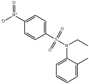 N-乙基-N-(2-甲基苯)-4-硝基苯磺酰胺, 330466-97-2, 結(jié)構(gòu)式