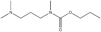 propyl 3-(diMethylaMino)propylMethylcarbaMate Struktur