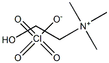 2-hydroxy-N,N,N-triMethylethanaMiniuM perchlorate Struktur